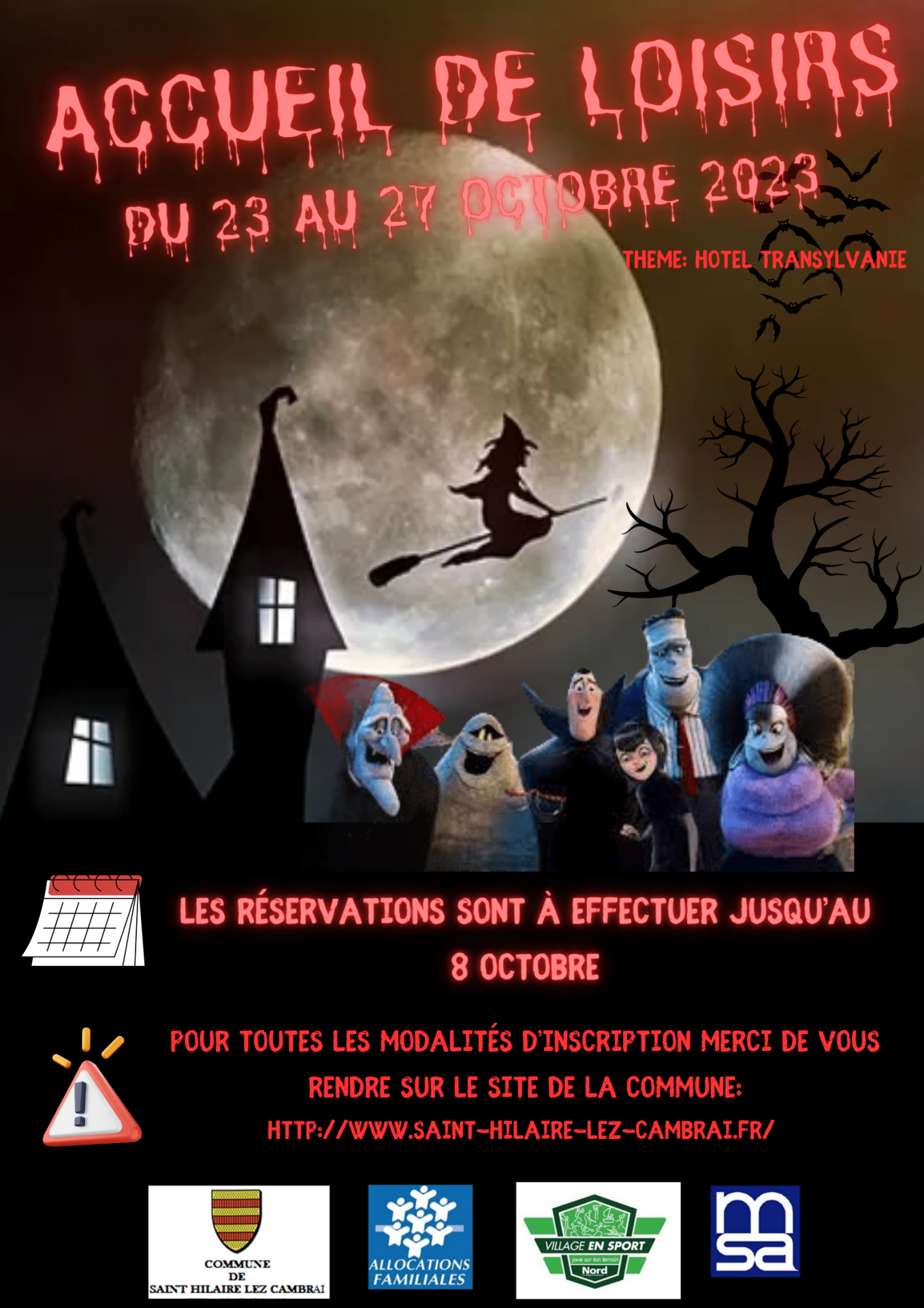 Affiche alsh Toussaint 2023