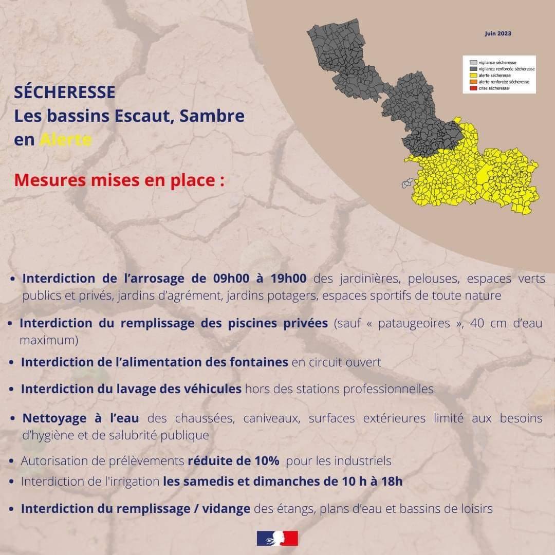 Restriction d eau