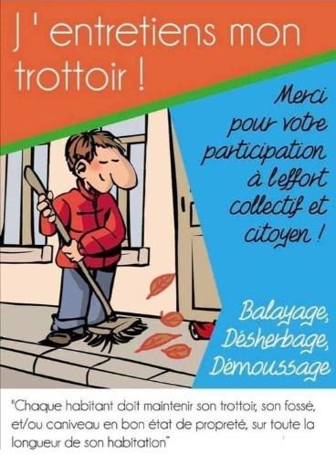 Trottoir et entretien
